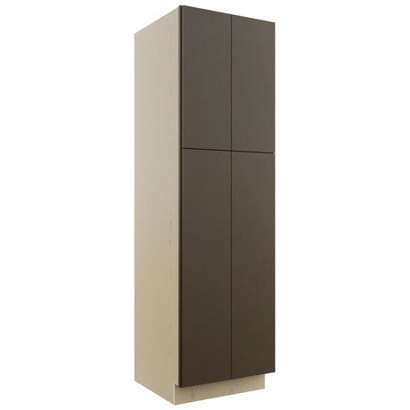 Fabuwood Luxe Canyon Oak TP242484 Tall Pantry Cabinet, Front View