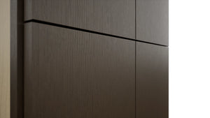 Fabuwood Luxe Canyon Oak TP242484 Tall Pantry Cabinet, Detail View