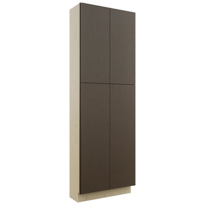 Fabuwood Luxe Canyon Oak TP301290 Tall Pantry Cabinet, Front View