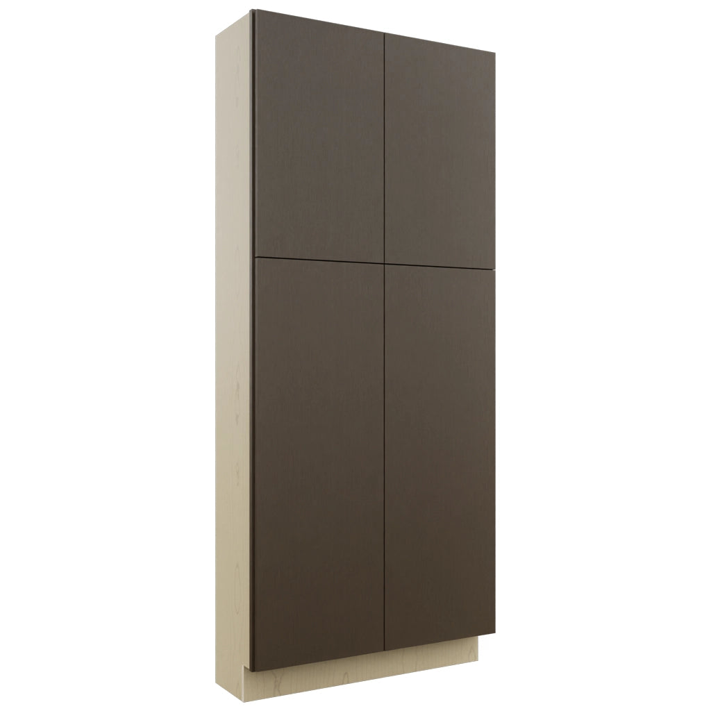 Fabuwood Luxe Canyon Oak TP361284 Tall Pantry Cabinet, Front View