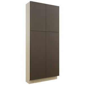 Fabuwood Luxe Canyon Oak TP361284 Tall Pantry Cabinet, Front View