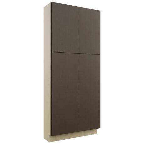 Fabuwood Luxe Canyon Oak TP361284 Tall Pantry Cabinet, Front View