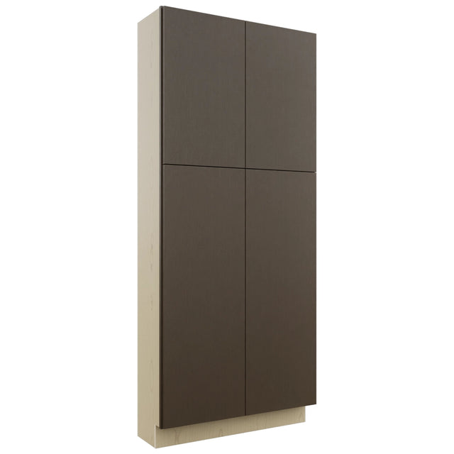 Fabuwood Luxe Canyon Oak TP361284 Tall Pantry Cabinet, Front View
