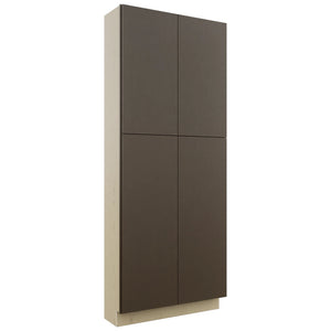 Fabuwood Luxe Canyon Oak TP361290 Tall Pantry Cabinet, Front View
