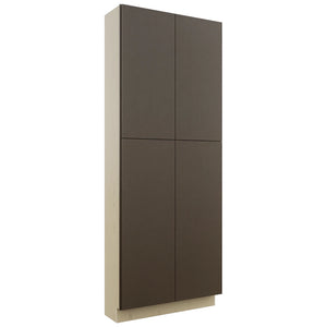 Fabuwood Luxe Canyon Oak TP361293 Tall Pantry Cabinet, Front View