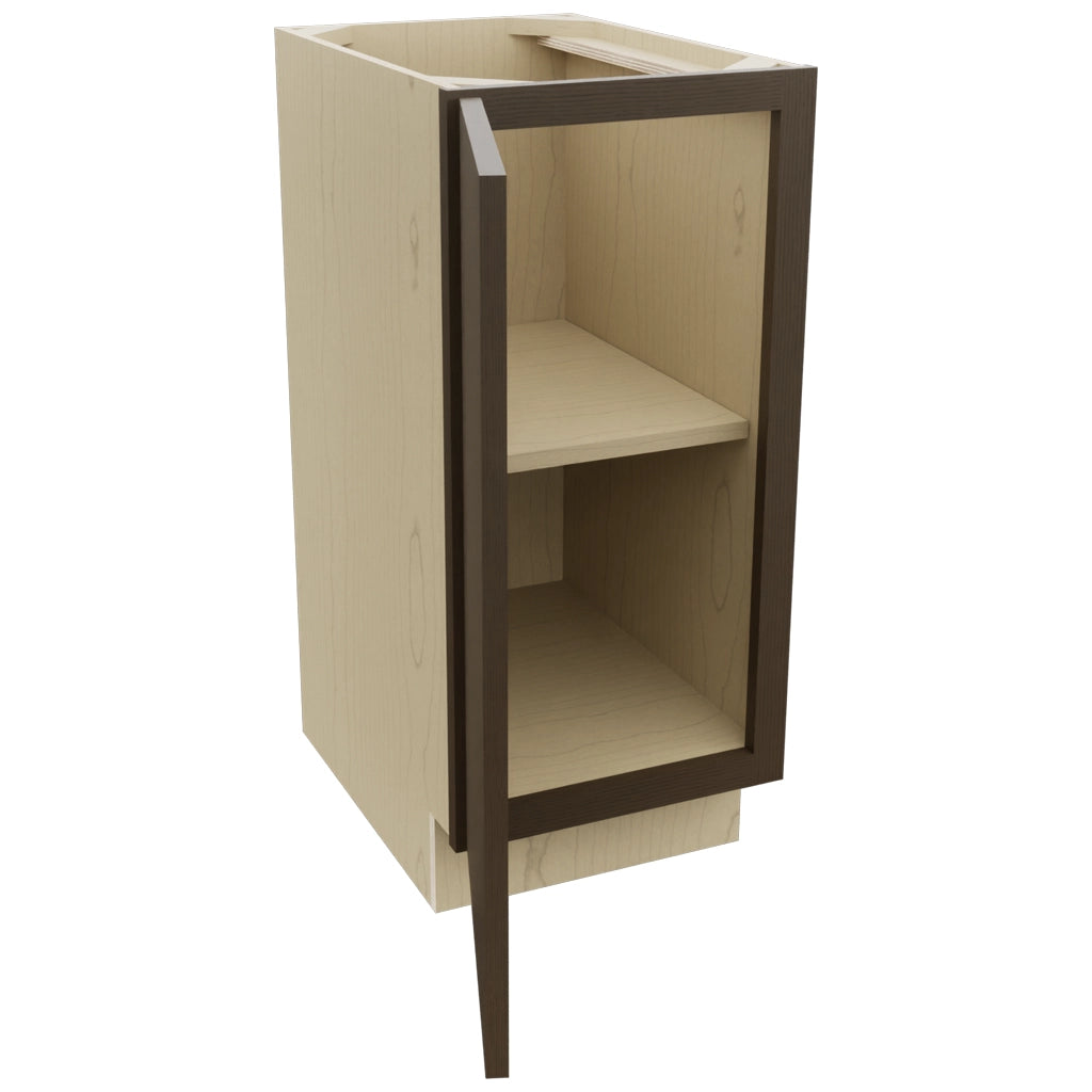 Fabuwood Luxe Canyon Oak VB15FD Vanity Base Full Height Cabinet, Open View