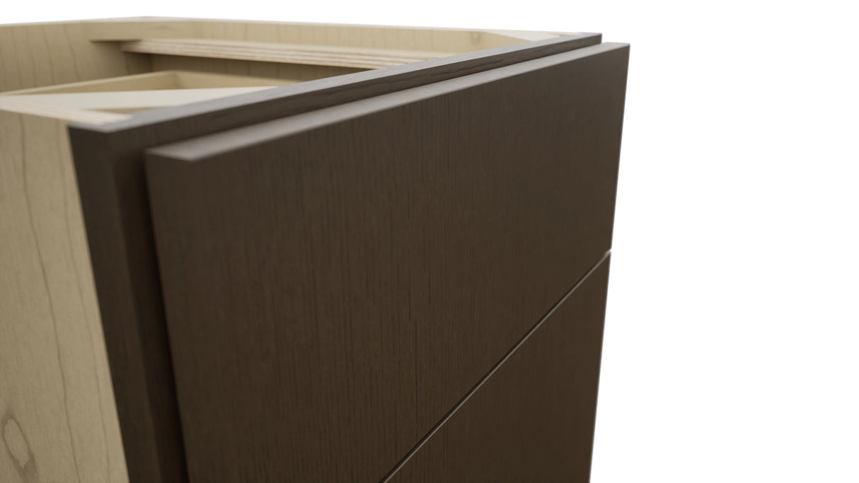 Fabuwood Luxe Canyon Oak VB18-34 Vanity Base Standard Cabinet, Detail View