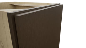 Fabuwood Luxe Canyon Oak VB18FD Vanity Base Full Height Cabinet, Detail View
