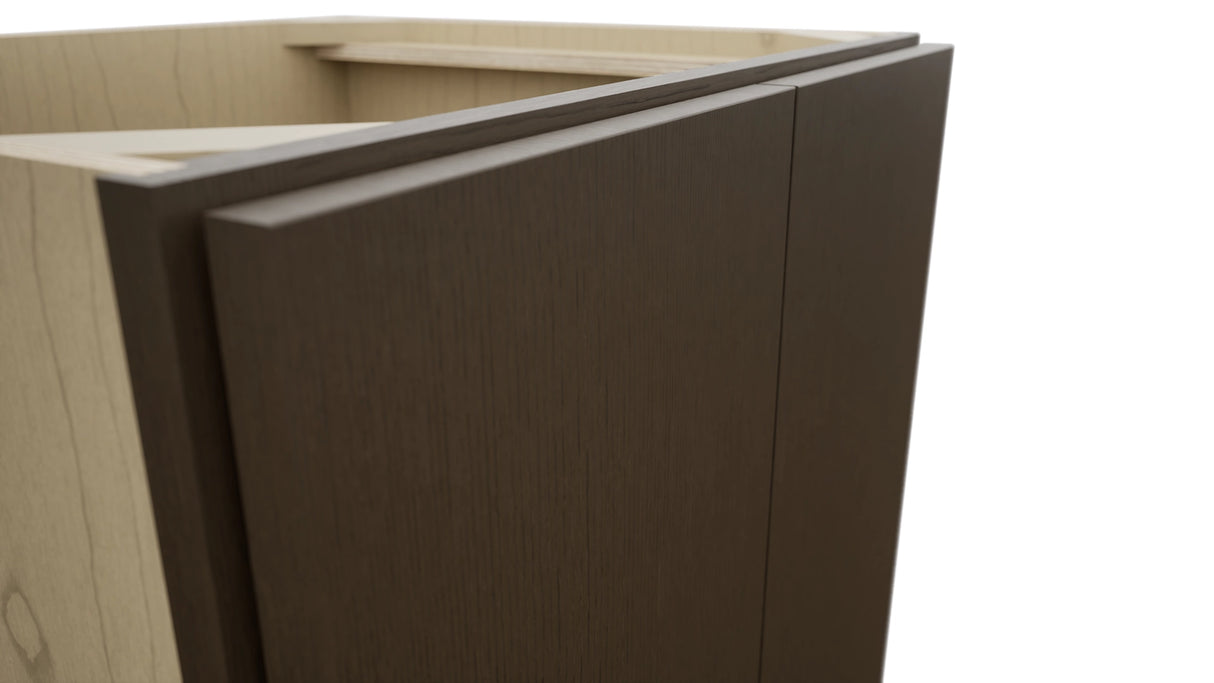 Fabuwood Luxe Canyon Oak VB24FD Vanity Base Full Height Cabinet, Detail View
