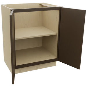 Fabuwood Luxe Canyon Oak VB27FD Vanity Base Full Height Cabinet, Open View