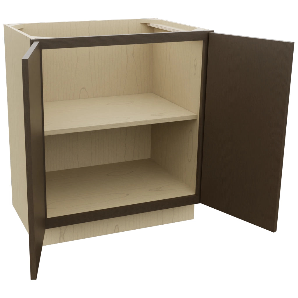 Fabuwood Luxe Canyon Oak VB30FD Vanity Base Full Height Cabinet, Open View
