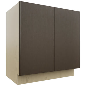 Fabuwood Luxe Canyon Oak VB33FD Vanity Base Standard Cabinet, Front View