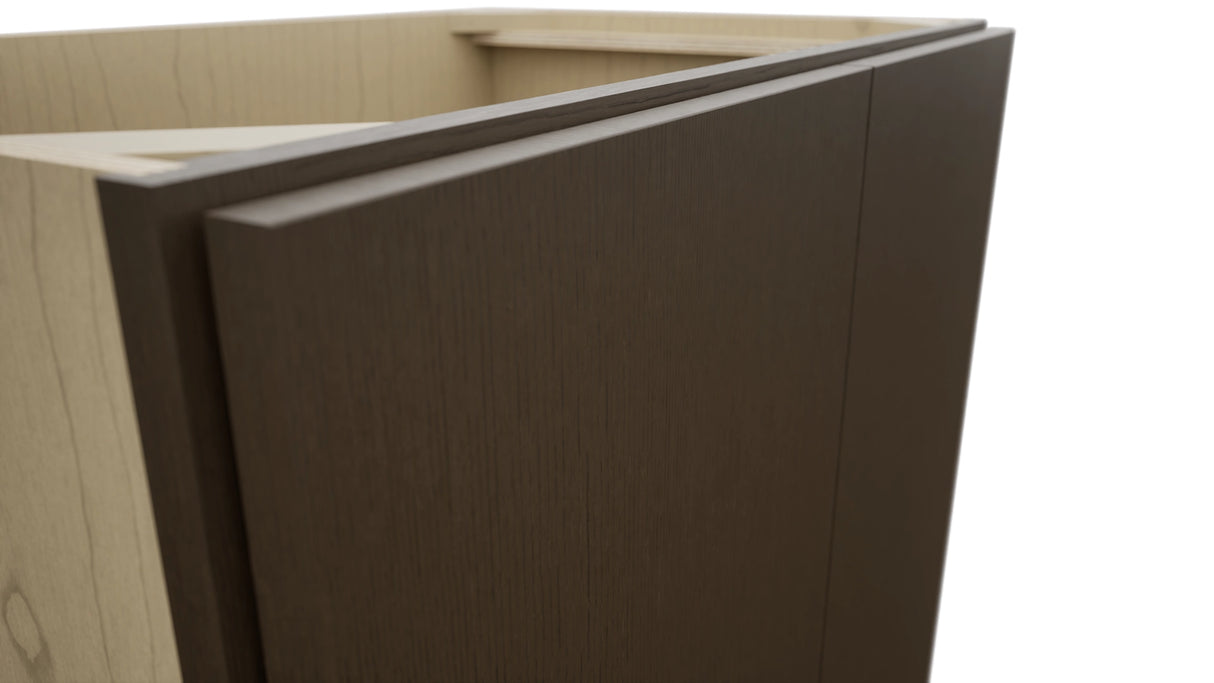 Fabuwood Luxe Canyon Oak VB33FD Vanity Base Standard Cabinet, Detail View