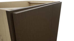 Fabuwood Luxe Canyon Oak VB33FD Vanity Base Standard Cabinet, Detail View