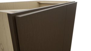 Fabuwood Luxe Canyon Oak VB36FD Vanity Base Full Height Cabinet, Detail View