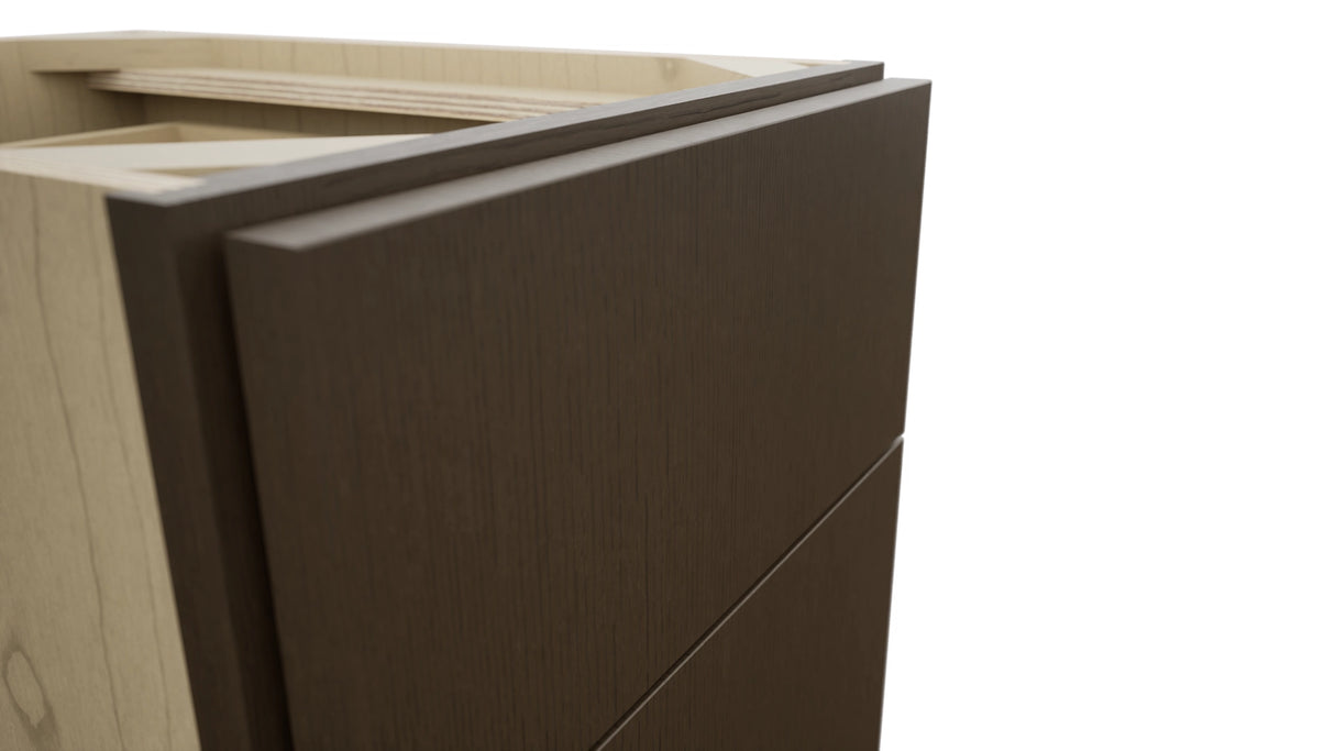 Fabuwood Luxe Canyon Oak VDB15-34 Vanity Drawer Cabinet, Detail View