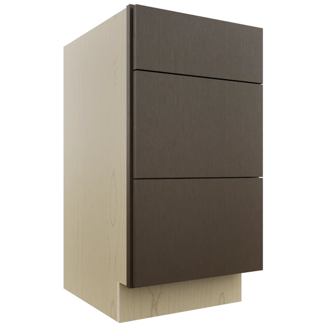 Fabuwood Luxe Canyon Oak VDB18-34 Vanity Drawer Cabinet, Front View