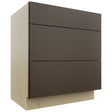Fabuwood Luxe Canyon Oak VDB30-34 Vanity Drawer Cabinet, Front View