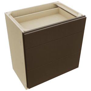 Fabuwood Luxe Canyon Oak VDB30-34 Vanity Drawer Cabinet, Top View