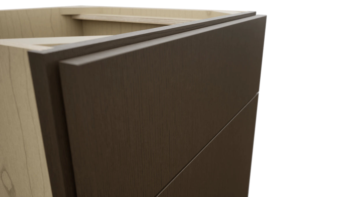Fabuwood Luxe Canyon Oak VSB21-34 Vanity Sink Cabinet, Detail View