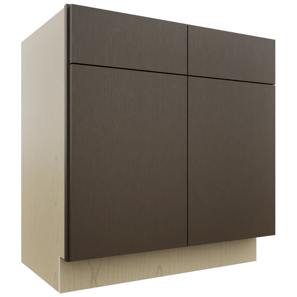 Fabuwood Luxe Canyon Oak VSB33-34 Vanity Sink Cabinet, Front View