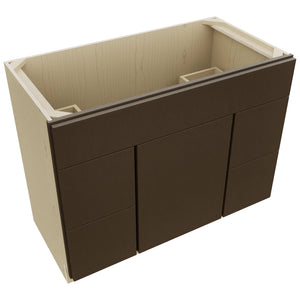 Fabuwood Luxe Canyon Oak VSD30DL Vanity Combo Cabinet, Top View