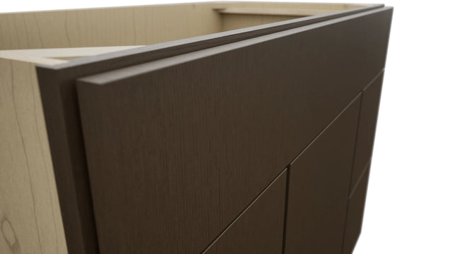 Fabuwood Luxe Canyon Oak VSD30DL Vanity Combo Cabinet, Detail View