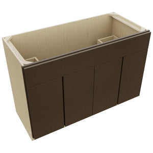 Fabuwood Luxe Canyon Oak VSD30DR Vanity Combo Cabinet, Top View