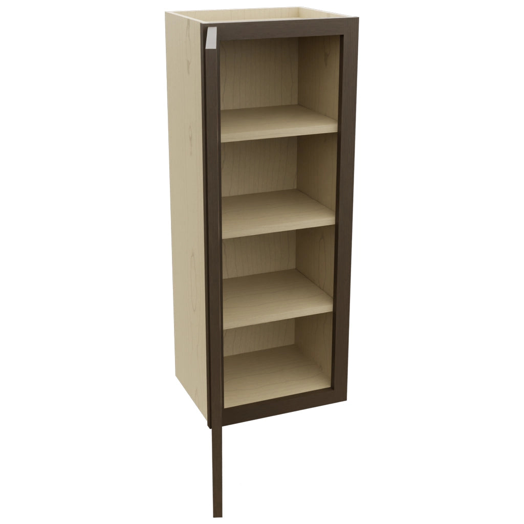 Fabuwood Luxe Canyon Oak W1539 Wall Standard Cabinet, Open View