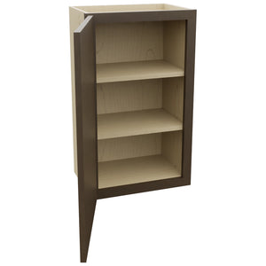 Fabuwood Luxe Canyon Oak W1830 Wall Standard Cabinet, Open View