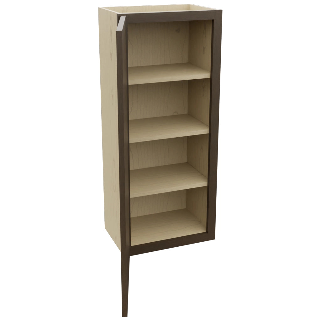 Fabuwood Luxe Canyon Oak W1842 Wall Standard Cabinet, Open View