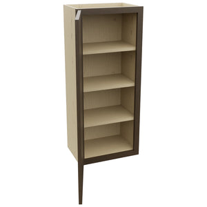 Fabuwood Luxe Canyon Oak W1842 Wall Standard Cabinet, Open View