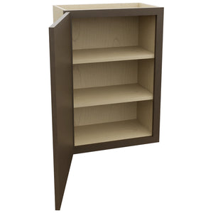 Fabuwood Luxe Canyon Oak W2130 Wall Standard Cabinet, Open View