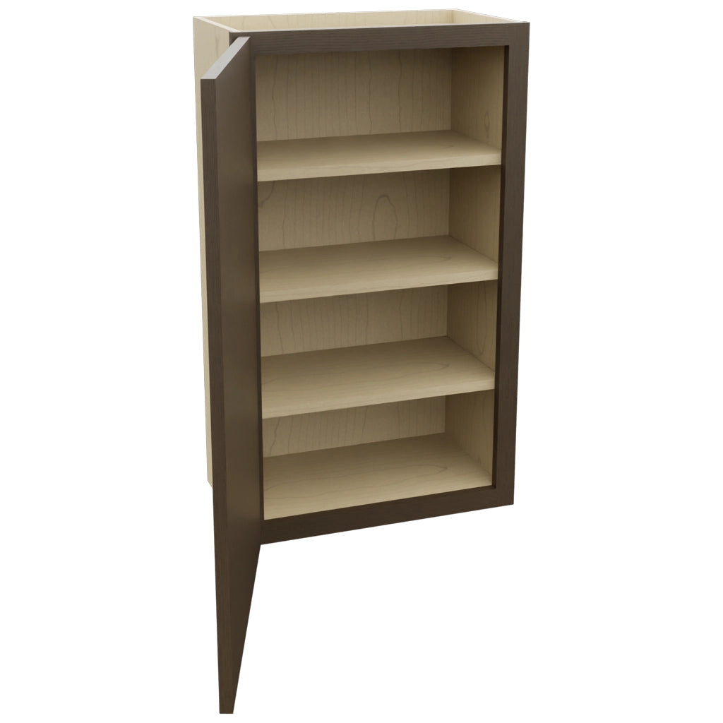 Fabuwood Luxe Canyon Oak W2136 Wall Standard Cabinet, Open View