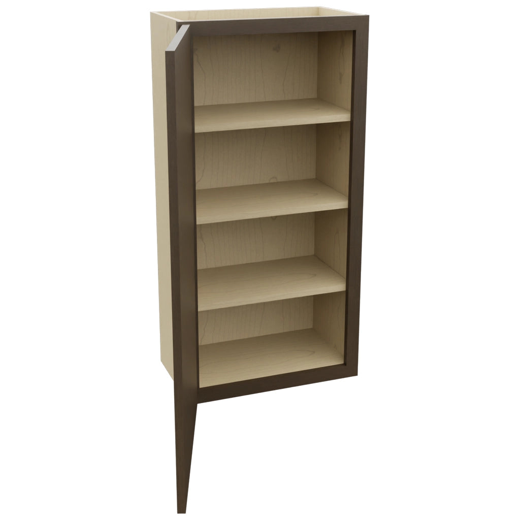 Fabuwood Luxe Canyon Oak W2142 Wall Standard Cabinet, Open View