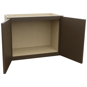 Fabuwood Luxe Canyon Oak W2418 Wall Standard Cabinet, Open View