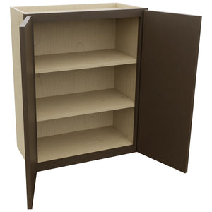 Fabuwood Luxe Canyon Oak W2430 Wall Standard Cabinet, Open View
