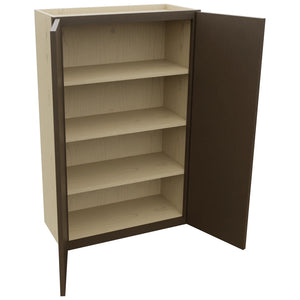 Fabuwood Luxe Canyon Oak W2742 Wall Standard Cabinet, Open View