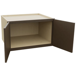 Fabuwood Luxe Canyon Oak W301824 Wall Deep Cabinet, Open View