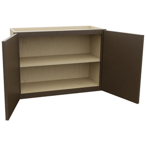Fabuwood Luxe Canyon Oak W3021 Wall Standard Cabinet, Open View
