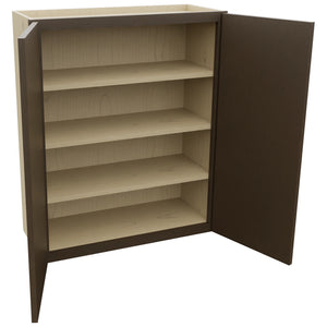 Fabuwood Luxe Canyon Oak W3036 Wall Standard Cabinet, Open View