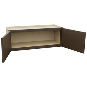 Fabuwood Luxe Canyon Oak W3312 Wall Standard Cabinet, Open View