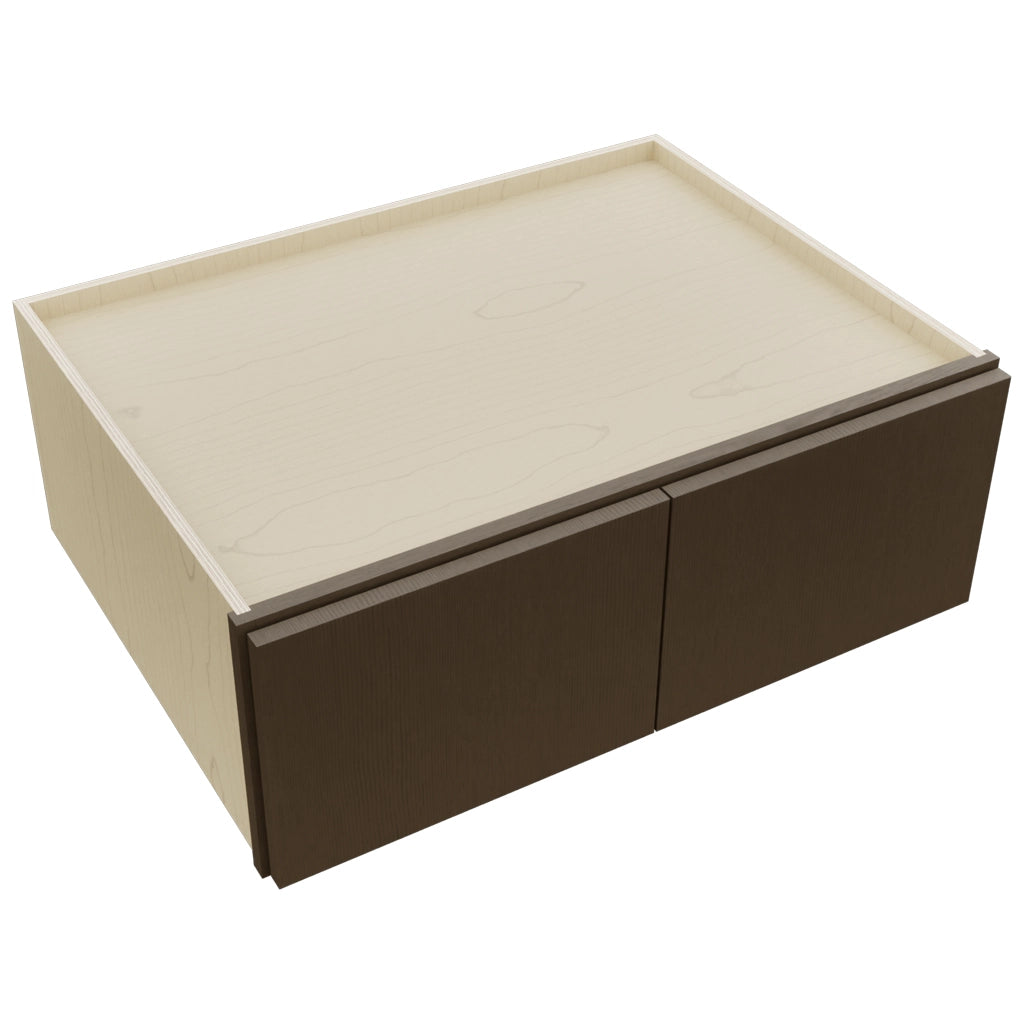 Fabuwood Luxe Canyon Oak W331224 Wall Deep Cabinet, Top View