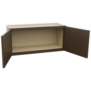 Fabuwood Luxe Canyon Oak W3315 Wall Standard Cabinet, Open View