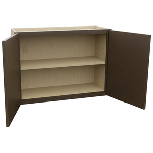 Fabuwood Luxe Canyon Oak W3324 Wall Standard Cabinet, Open View