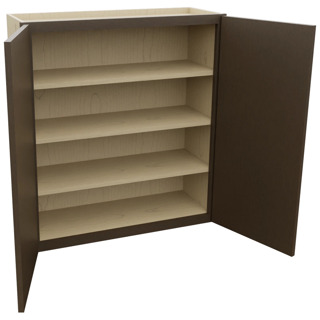 Fabuwood Luxe Canyon Oak W3336 Wall Standard Cabinet, Open View