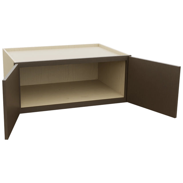 Fabuwood Luxe Canyon Oak W361524 Wall Deep Cabinet, Open View
