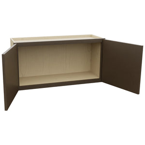 Fabuwood Luxe Canyon Oak W3618 Wall Standard Cabinet, Open View