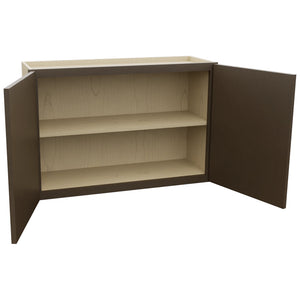 Fabuwood Luxe Canyon Oak W3624 Wall Standard Cabinet, Open View