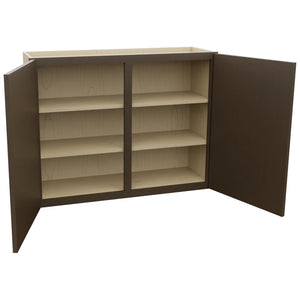 Fabuwood Luxe Canyon Oak W3930 Wall Standard Cabinet, Open View